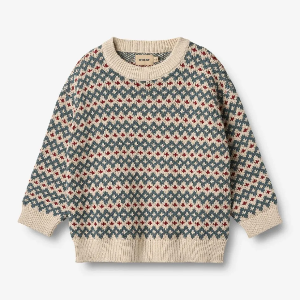 Harlow Jacquard Pullover - Offwhite