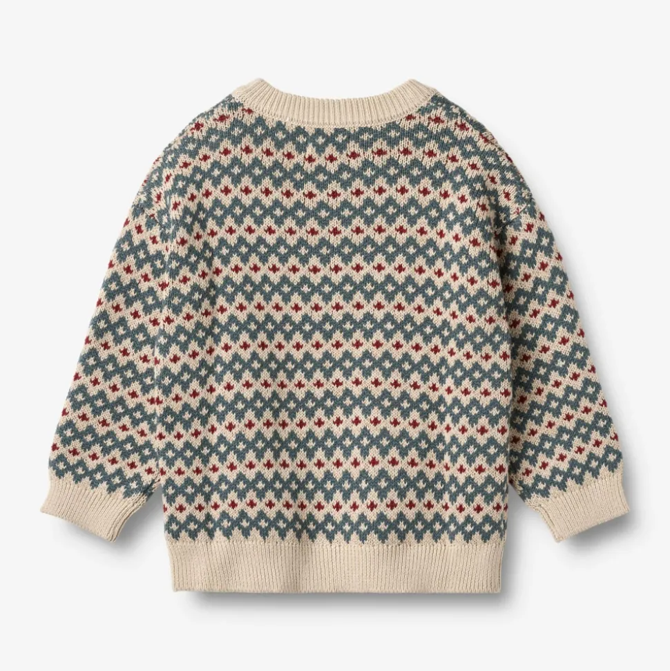 Harlow Jacquard Pullover - Offwhite