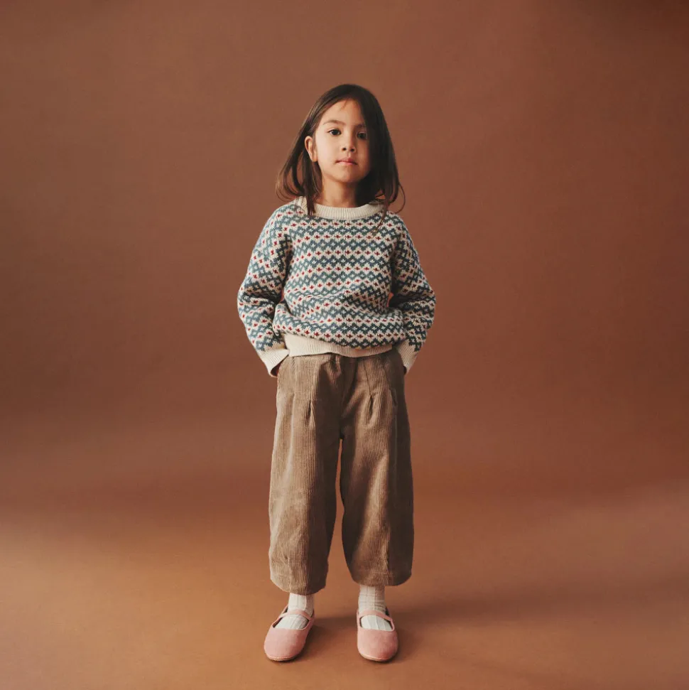 Harlow Jacquard Pullover - Offwhite