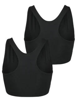 Helena crossy bra 2-pak - BLACK
