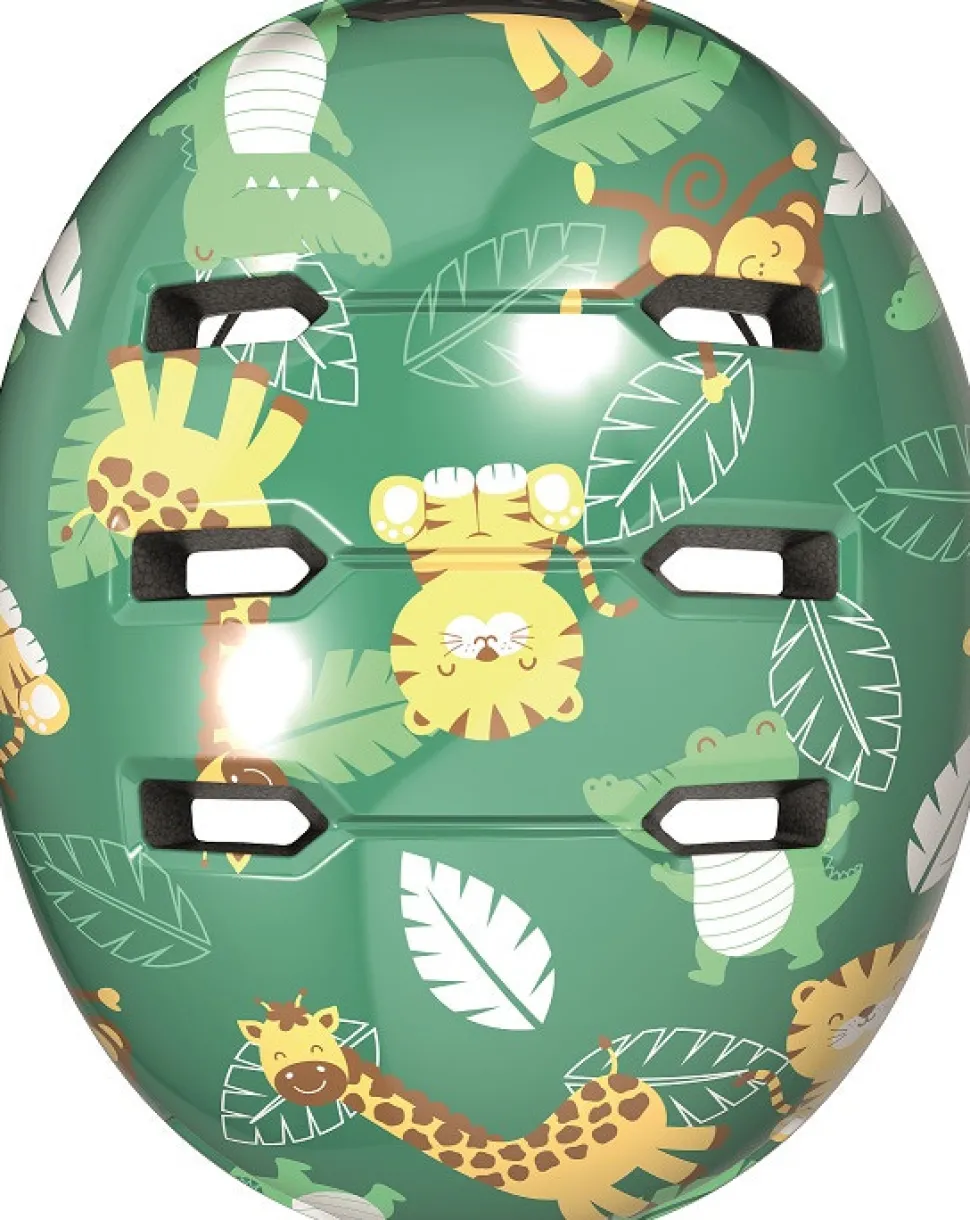 Hjelm Skurb Kid, green jungle*, M