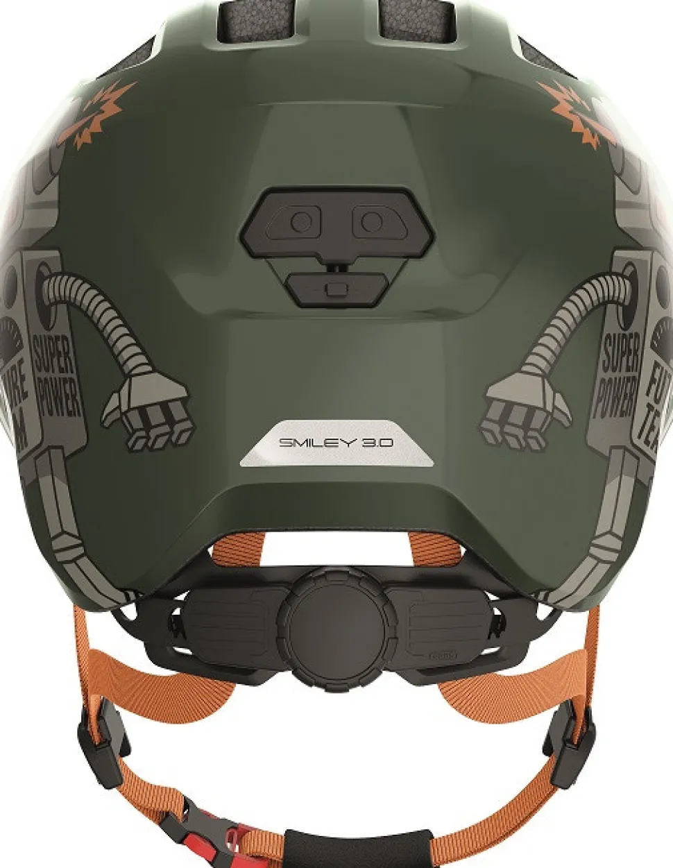Hjelm Smiley 3.0, green robo, S