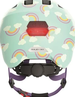 Hjelm Smiley 3.0 LED, blue rainbow*, M