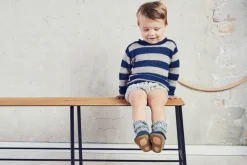 Hjemmesko, Velcro Star - 50 Black