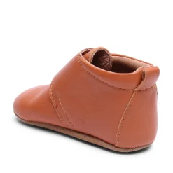 Hjemmesko, Velcro Star - 66 Cognac