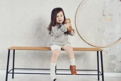 Hjemmesko, Velcro Star - 66 Cognac