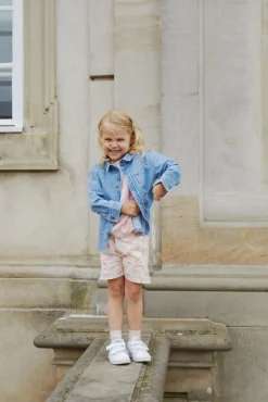 Hjerte shorts m. flæse lomme - HEART AOP