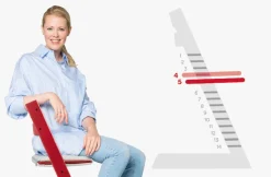 Højstol bøg - storm grå