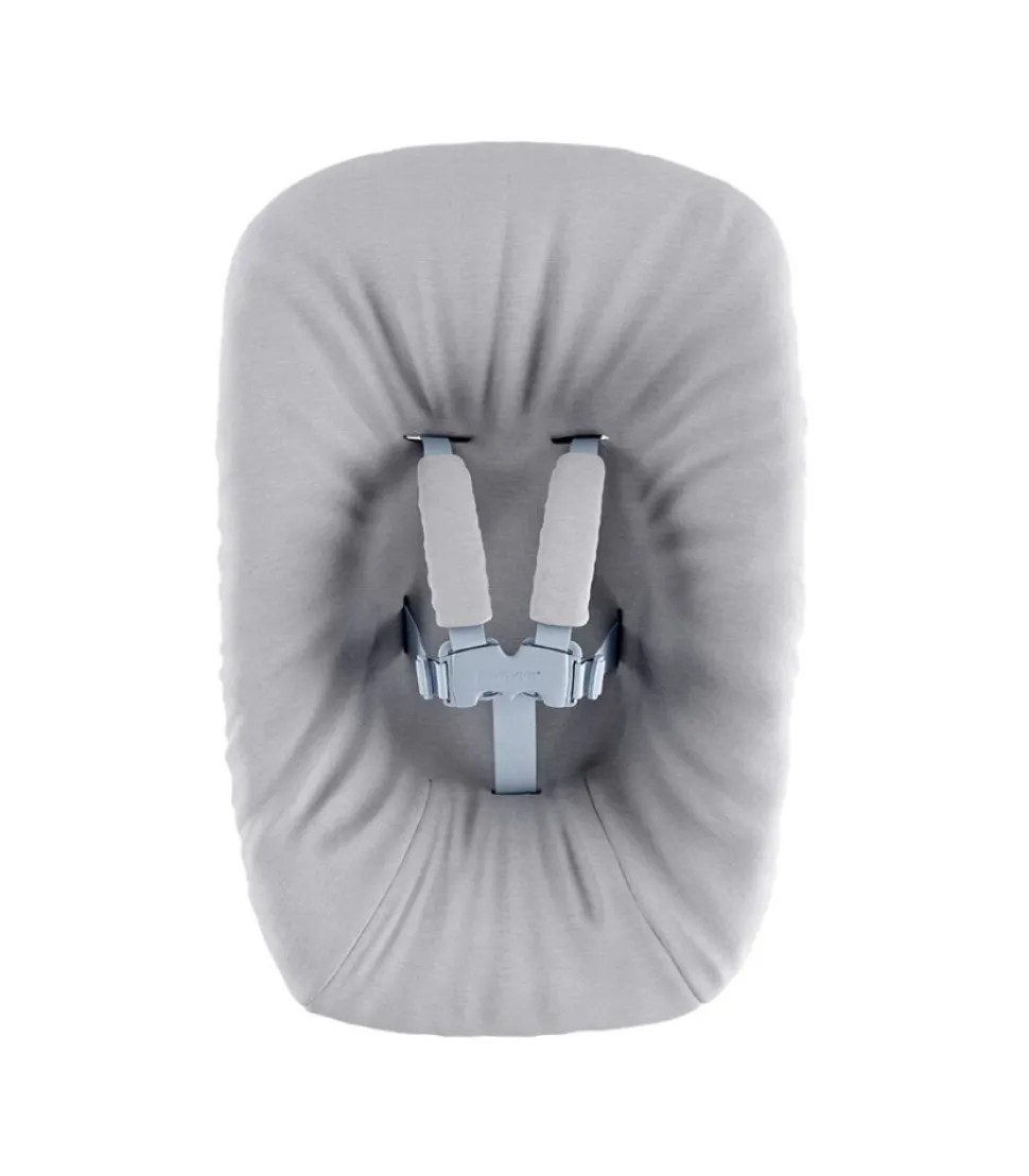 Højstol bøg inkl. newborn sæt - glacier green