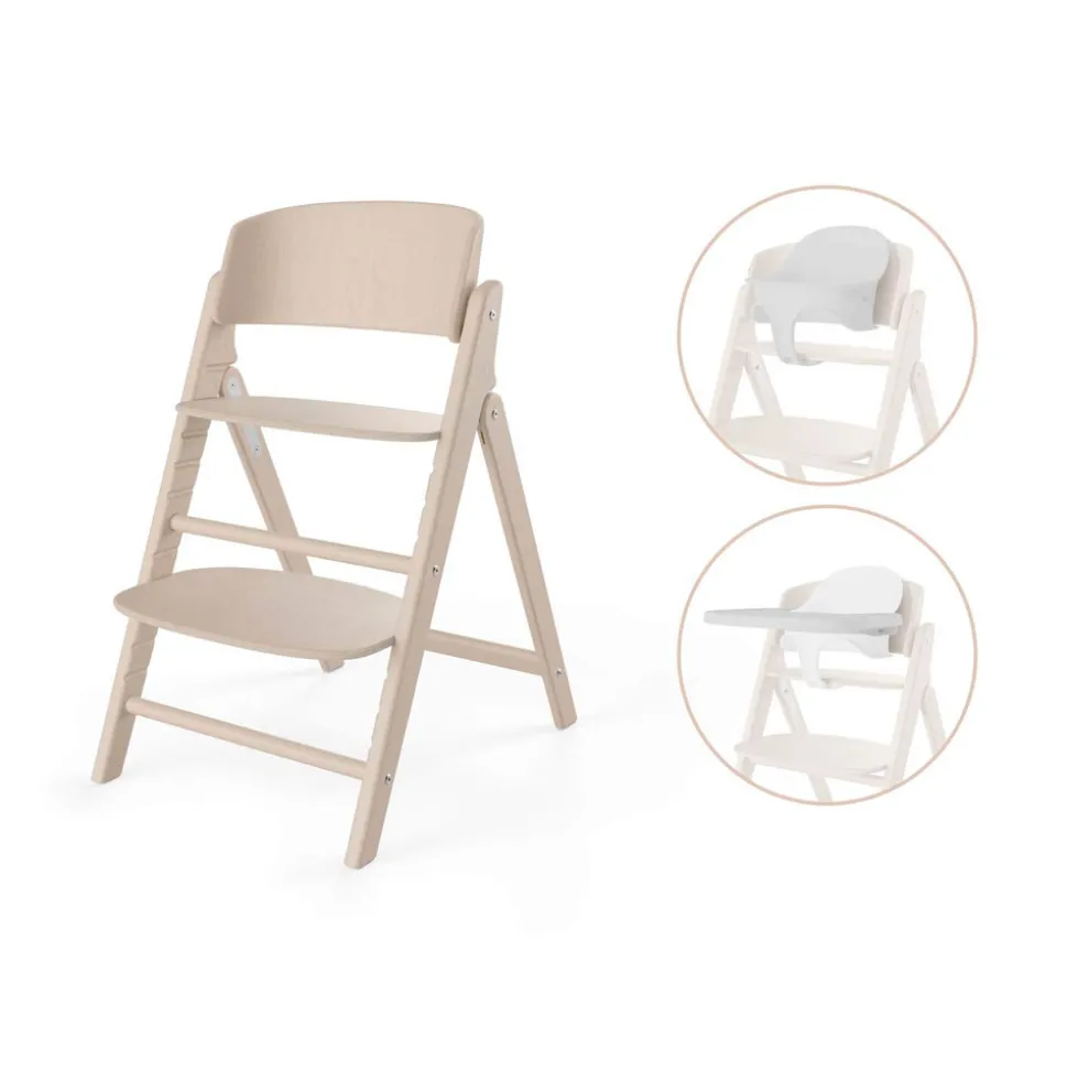 Højstol, Click&fold 3i1 sæt, All Natura