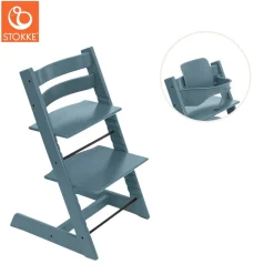 Højstol inkl. babysæt - fjord blå
