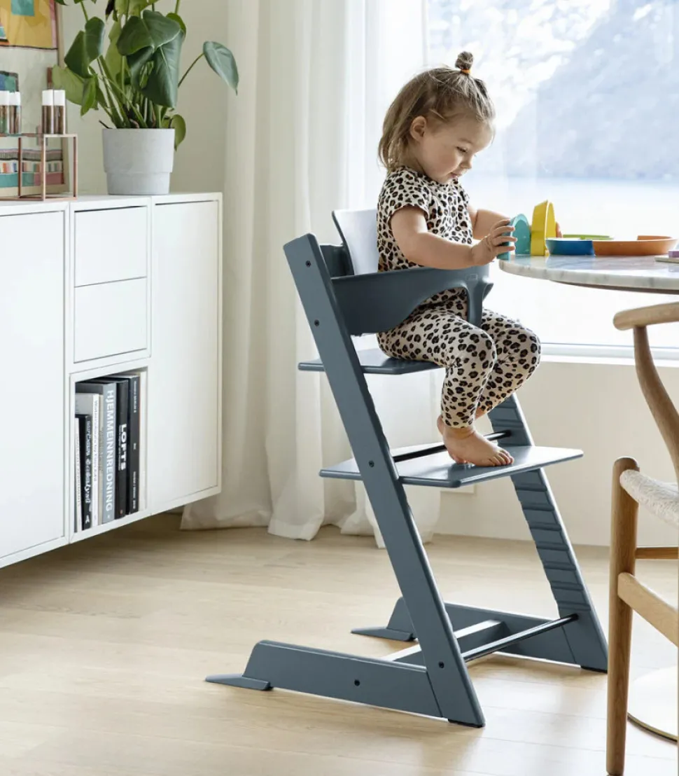 Højstol inkl. babysæt - fjord blå