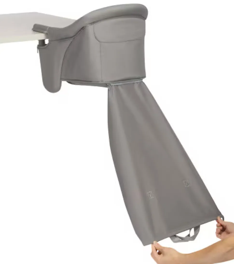 Højstol til bord, Malva Mineral grå