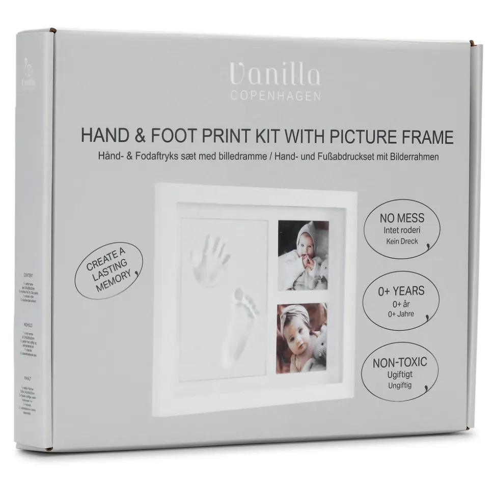 Hånd & Fodaftryk sæt med billedramme