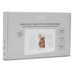 Hånd & fodaftryk sæt med billedramme