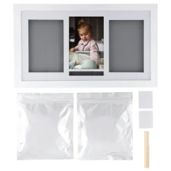 Hånd & fodaftryk sæt med billedramme