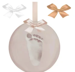 Hånd og fodaftryk - Ler - Ophæng - Beige