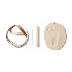 Hånd og fodaftryk - Ler - Ophæng - Beige