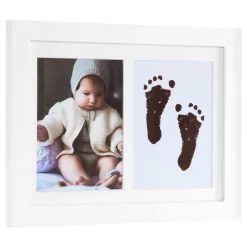 Hånd og fodaftryk sæt med stempel og ramme