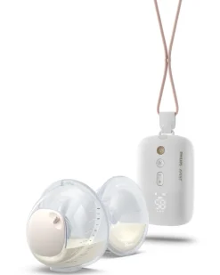 Håndfri dobbelt elektrisk brystpumpe