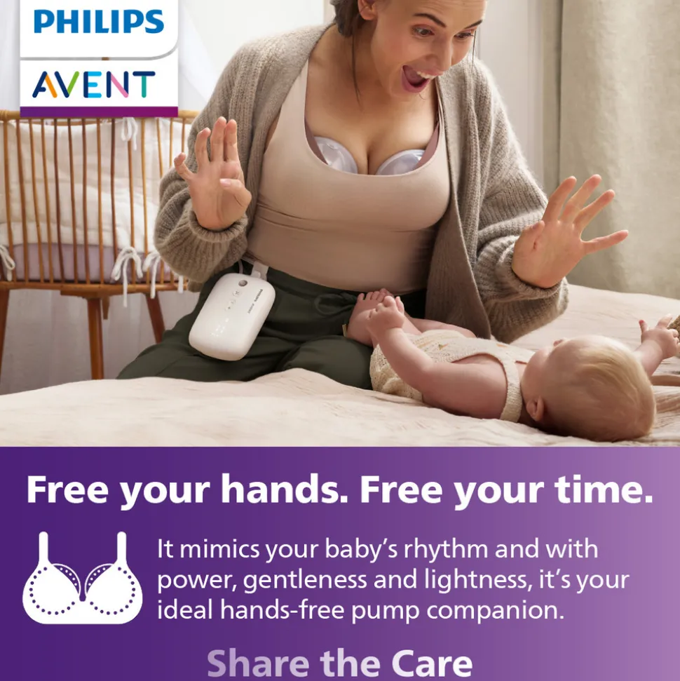 Håndfri dobbelt elektrisk brystpumpe