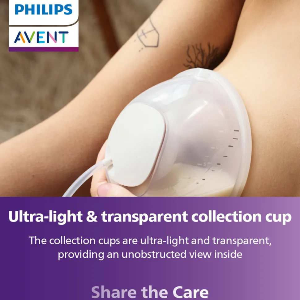 Håndfri dobbelt elektrisk brystpumpe