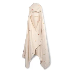 Håndklæde broderet m. hætte - Ocean Blossom