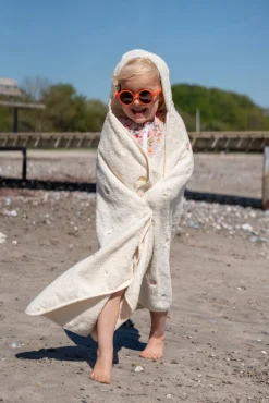 Håndklæde broderet m. hætte - Ocean Blossom