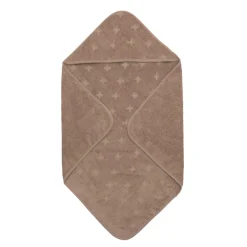 Håndklæde med hætte, 70 x 70 cm - Walnut