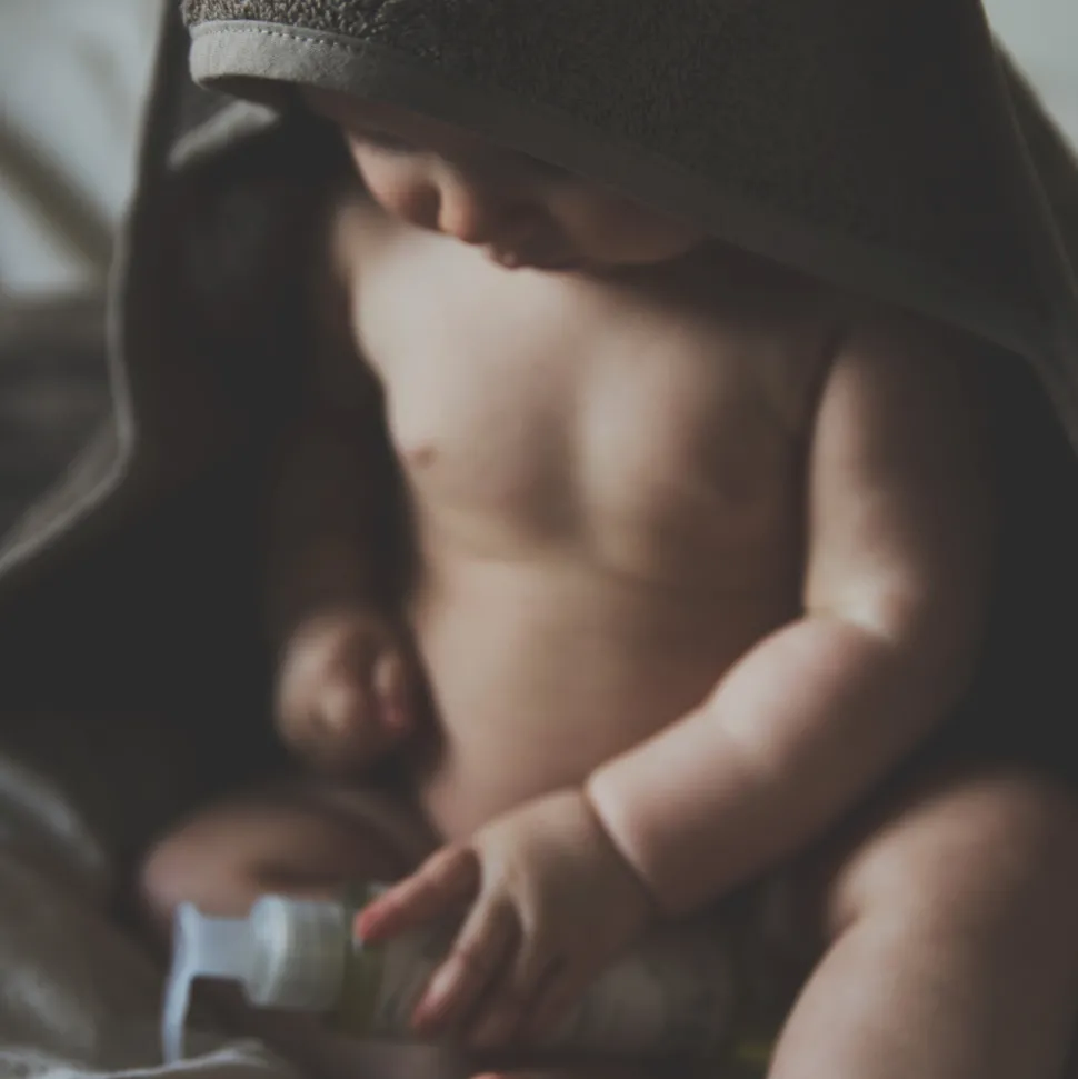 Håndklæde med hætte, Atmosphere, 100x100cm