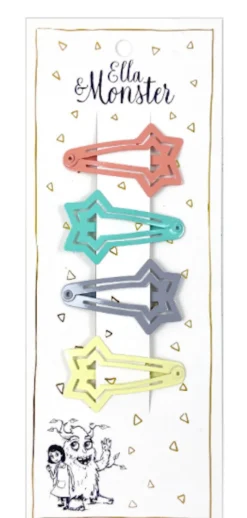 Hårclips Four Star Two