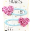 Hårclips Glitter Heartbeats