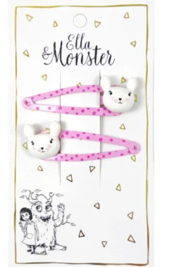 Hårclips Pink Bunny