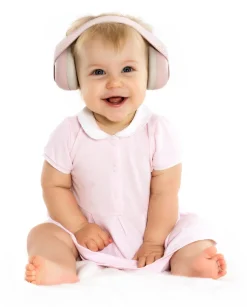Høreværn til baby - lyserød