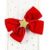 Hårspænde Romantisk Julesløjfe Rød