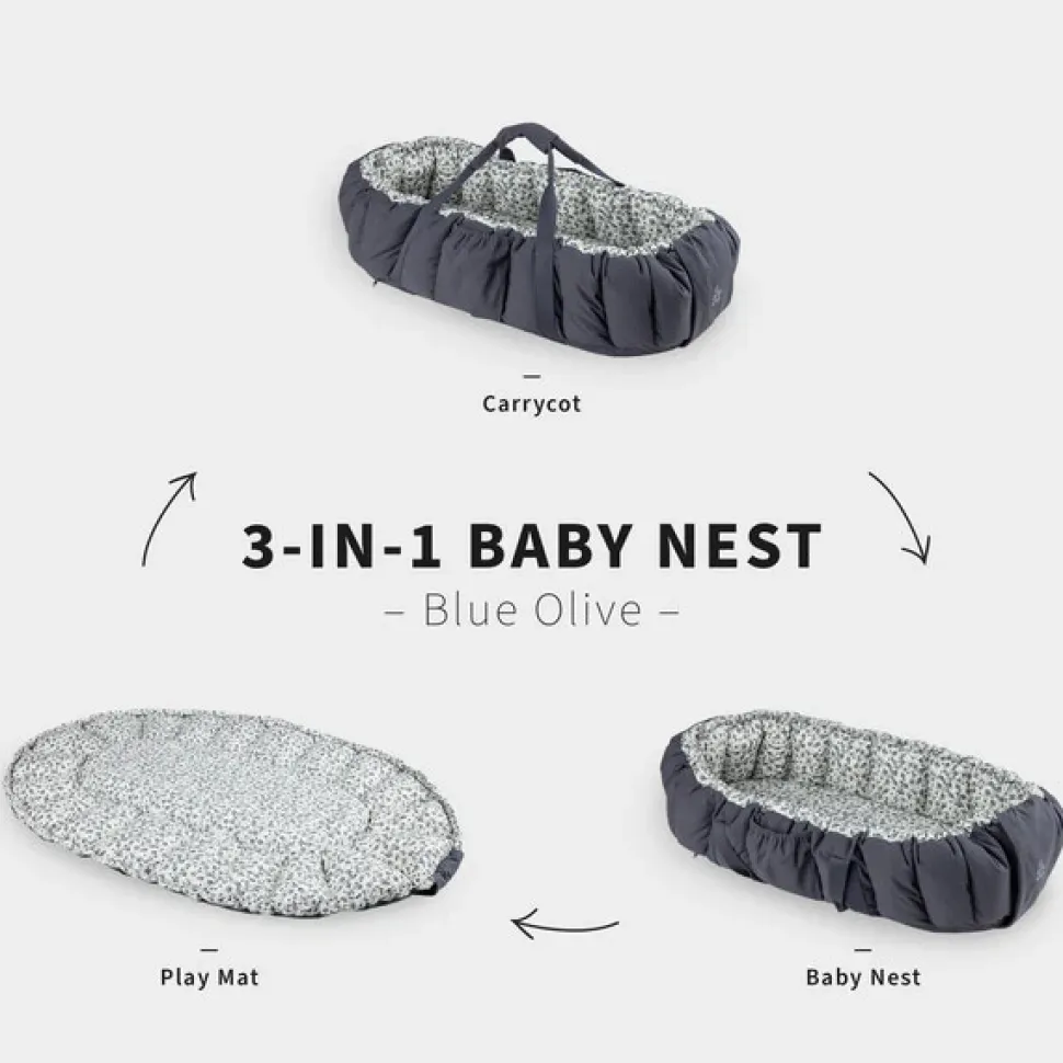 3-i-1 Babylift - Blue Olive