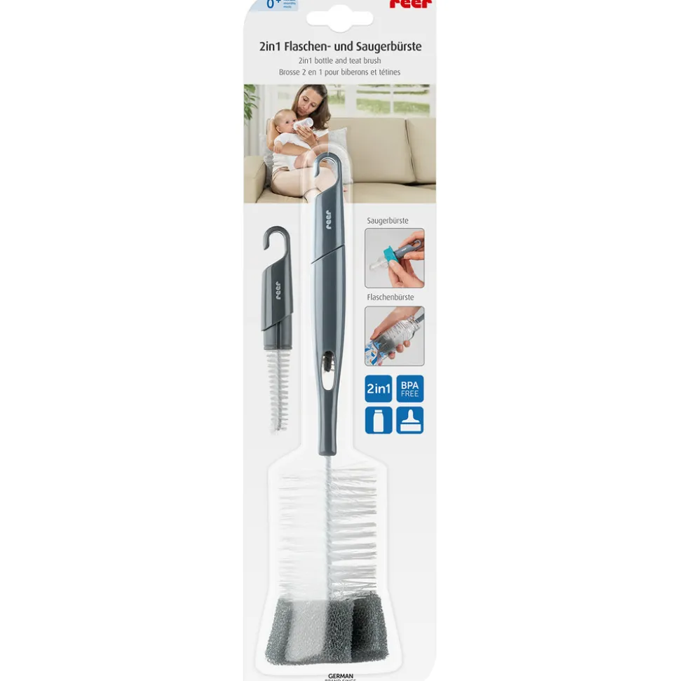 2-i-1 Flaske- og sutterenser