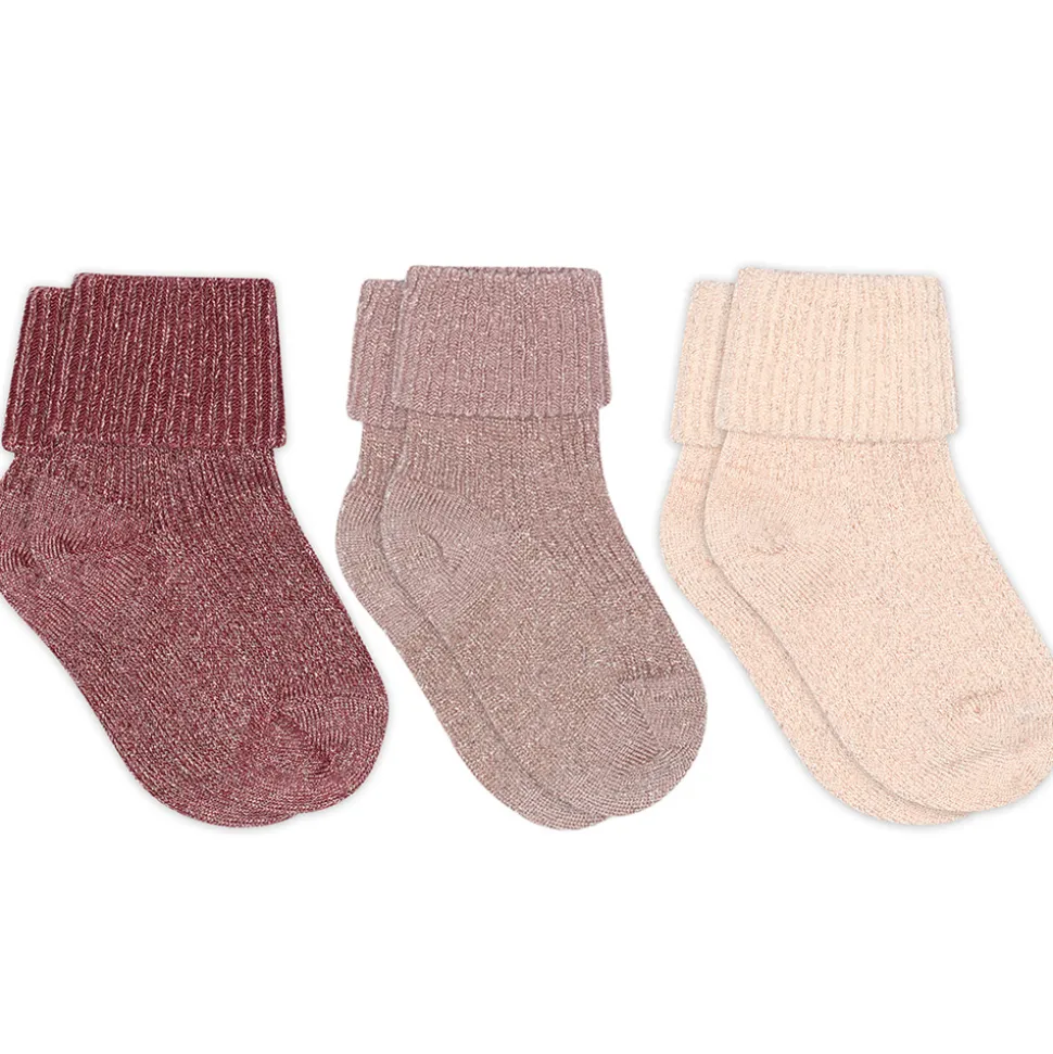 Ida glitter 3-pak strømper - 4070