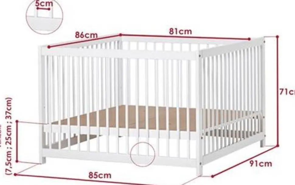 IDA-MARIE Kravlegård - hvid