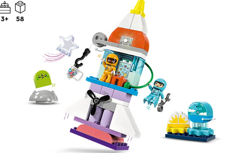 3-i-1-eventyr med rumfærge 10422 LEGO® DUPLO®