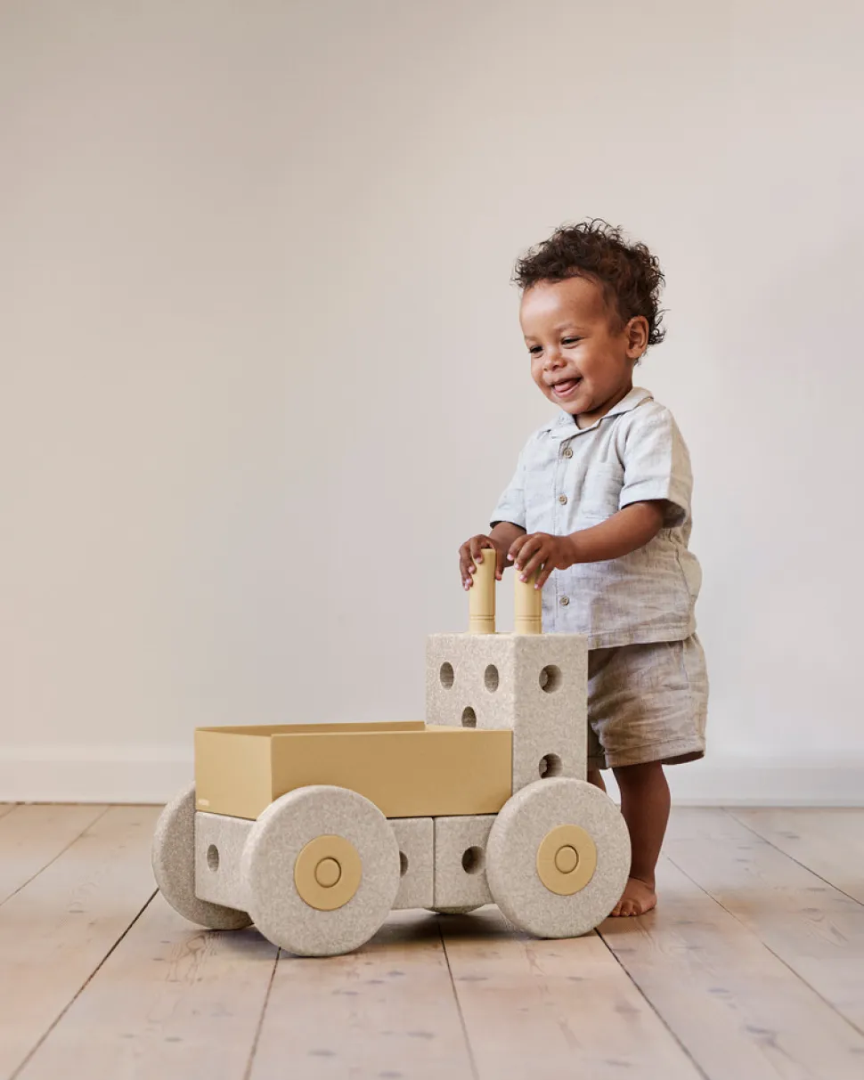 3-in-1 Baby Walker Sand Grey / Honey Yellow