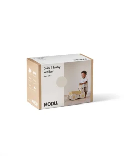 3-in-1 Baby Walker Sand Grey / Honey Yellow