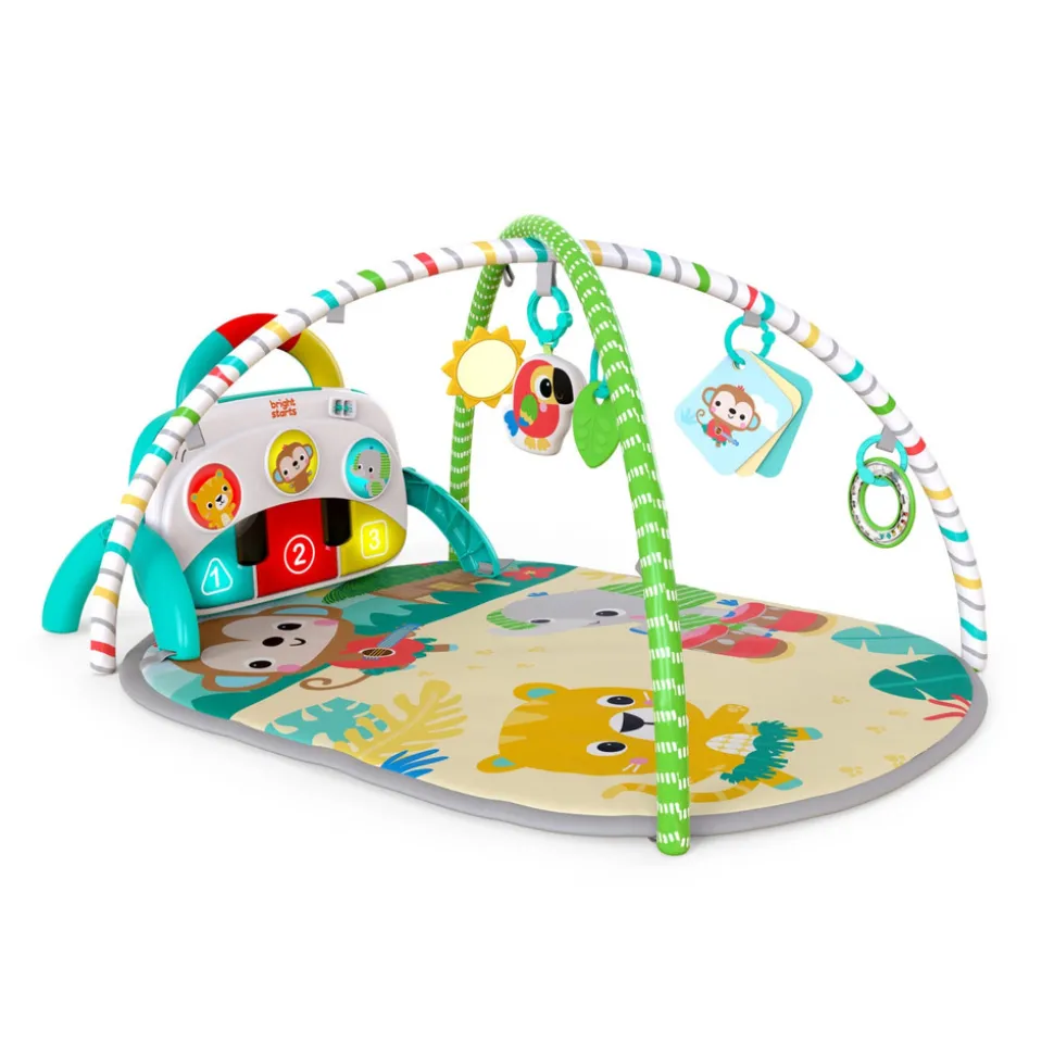 4-in-1 Groovin Kicks aktivitets-gym,klaver & tromme