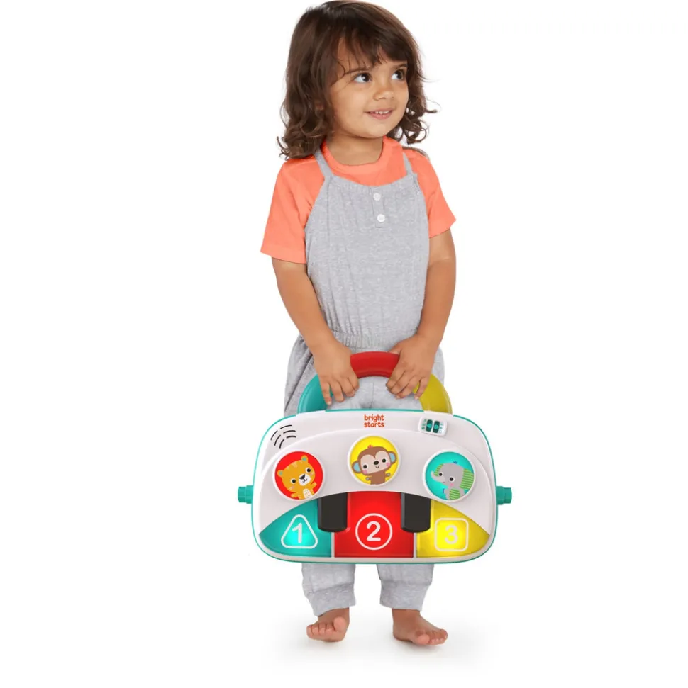 4-in-1 Groovin Kicks aktivitets-gym,klaver & tromme