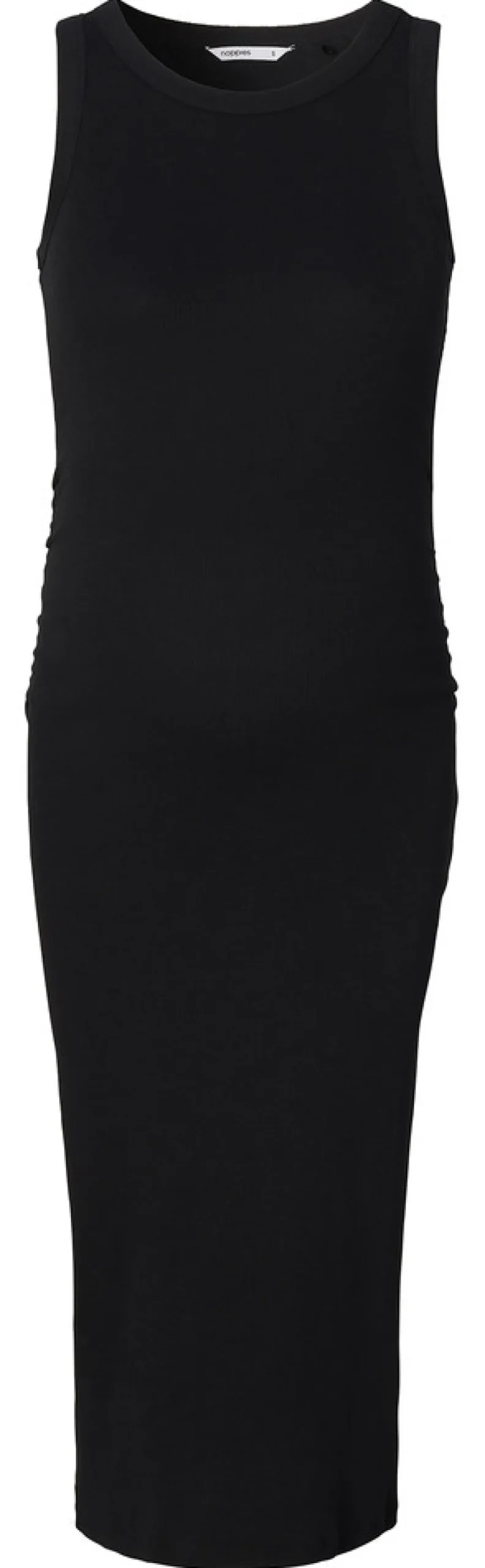 Inaya Rib Kjole - Black