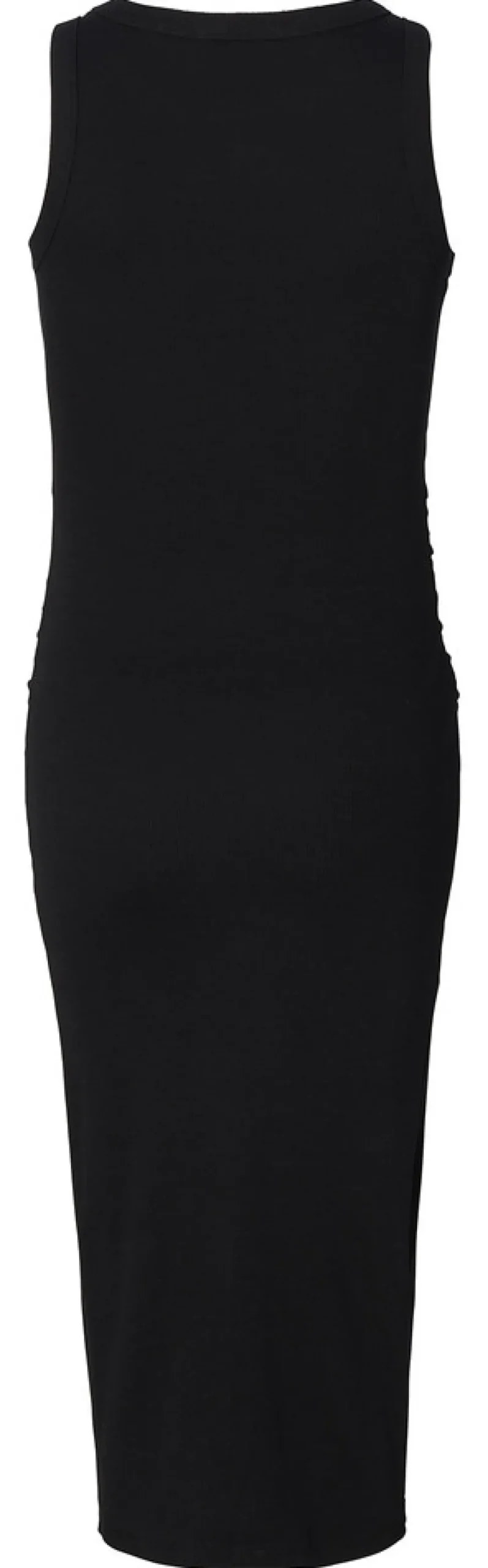 Inaya Rib Kjole - Black