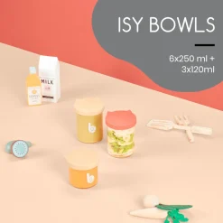 ISY Bowls - 6x 250 ml & 3x 120ml