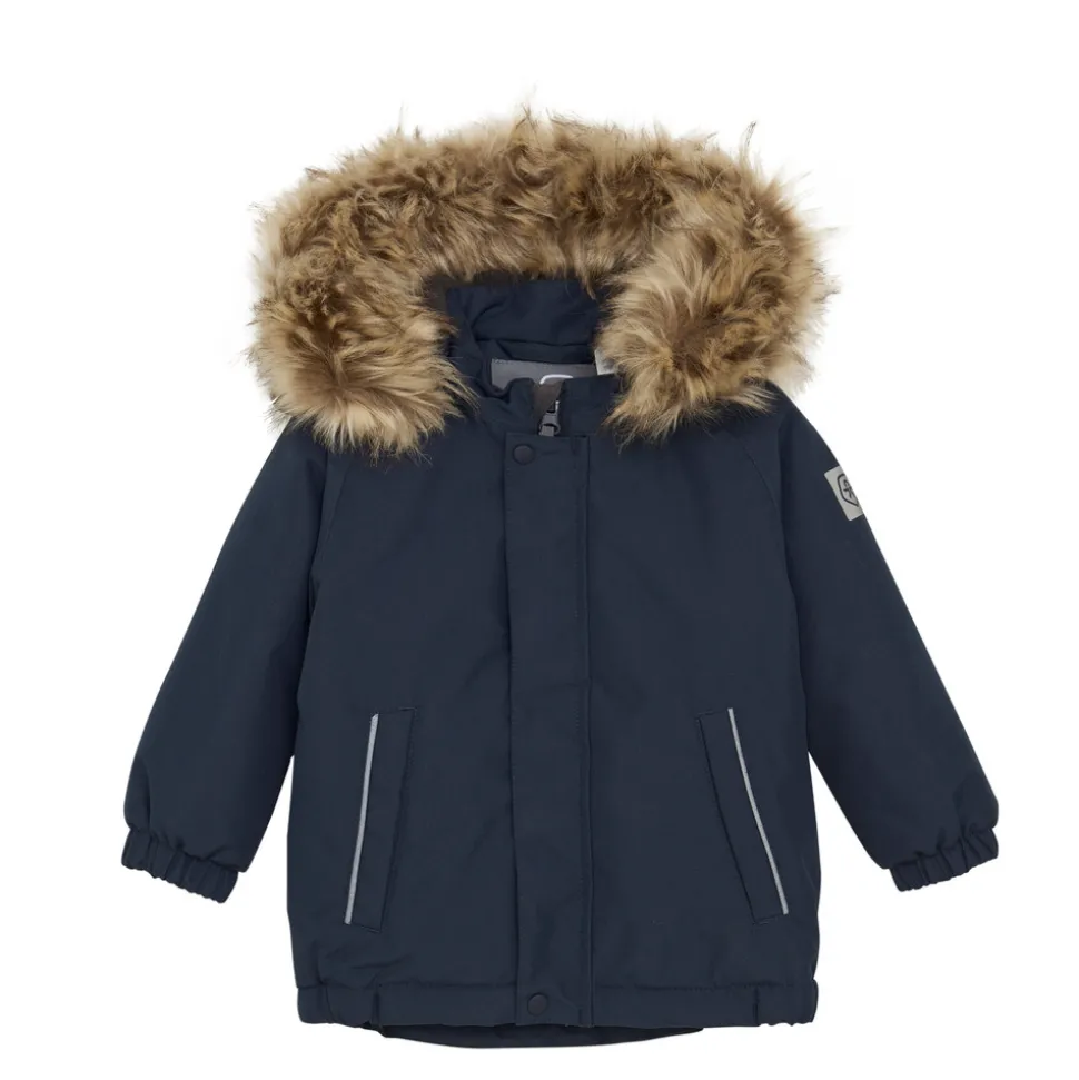 Jakke m. Fake Fur - Total Eclipse