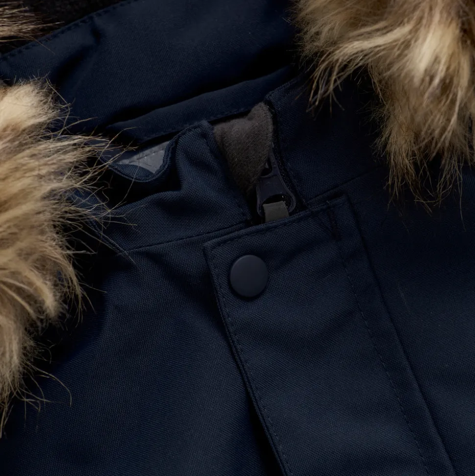 Jakke m. Fake Fur - Total Eclipse