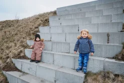 Jakke m. Fake Fur - Vintage Indigo